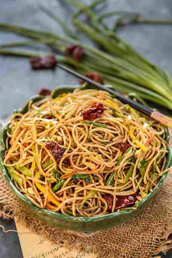 Spring Onion Noodles
